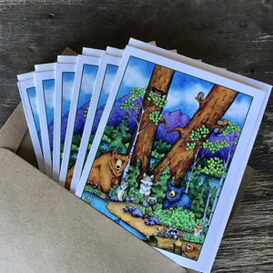 Karen Savory Art Card Set of 6